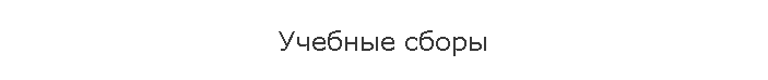 Учебные сборы